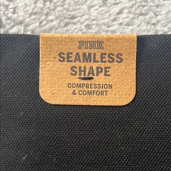 PINK Victoria's Secret Black High Waist Compression Boyshorts Size M - Picture 3 of 7